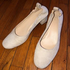 Everlane Day Heel Natural Suede